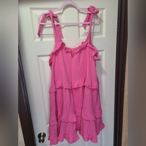 Pink Ruffled Sundress - Picture 3 of 5